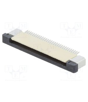 DS1020-09-30VBT1A-R Connector: FFC/FPC; tinned; SMT; 500mA; 50V; PIN: 30; 500um; ZIF; 30mΩ yfAkHOw1rCydwwZU12gHeAd3M-xAVeHoF6PhyVNrED8