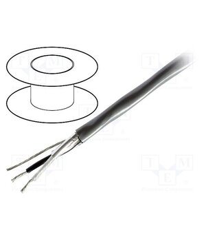 8760NH.00152 Wire; 1x2x18AWG; stranded; Cu; shielded,Al-PET foil; chrome; 152m 2YD40PuhZc8VZt1J6urWTS8ryRw_sekmuzVoXBSDWsc