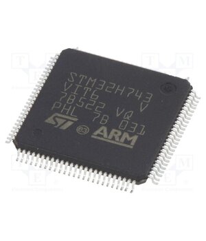 STM32H743VIT6 IC: STM32 ARM microcontroller; 400MHz; LQFP100; 1.71÷3.6VDC 9IEVIkaaFj4uJugSDgUMIRX6x8QxZaVzesH88zMSF4g