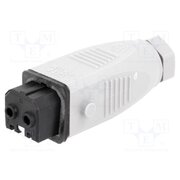 930621106 STAK 2 Connector: rectangular; ST; plug; female; PIN: 2; tinned; IP54; 16A cZD5nweI6URTKmwWlKq64d3beXTnqFxTtNOVAXl2BAg