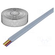 TEL-0081-100/SV Wire: telecommunication cable; 8x28AWG; stranded; silver; 100m ghdBgvGePOCHVuExPK17y03Jp1mDweEkE1xKZhu_Q2U