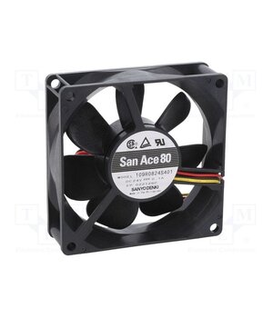 109R0824S401 Fan: DC; axial; 24VDC; 80x80x25mm; 72m3/h; 34dBA; ball; 3400rpm bGXHo2Byg85F_JKEFhWOC94OuBEt54y7UFGbMWsqyis