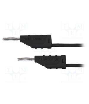 MFK 11 / 0.5 / 25 / SW Test lead; 70VDC; 33VAC; 10A; banana plug 2mm,both sides; black YZB2iC2CHF1kj7y2eCqwP6gLt6xv_7CQQfBVLeb_Gmc
