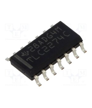 TLC2274CDR IC: operational amplifier; 2.2MHz; Ch: 4; SO14; reel,tape; IB: 100pA zjwqVZBQbU9XJsmBspdXwnCywDhFNExZKL-BUVv9qWU
