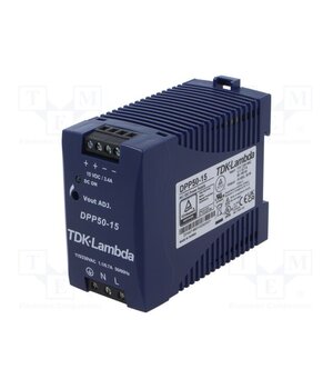 DPP50-15 Power supply: switching; for DIN rail; 50W; 15VDC; 3.4A; 85÷264VAC tpaD4_lQIKUeV15xay0Eus7XSRYjPC_Z--HNSbLjqC4