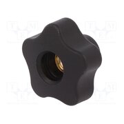 VCT.40 FP-M10 Knob; Ø: 40mm; Int.thread: M10; 18mm; H: 27mm; technopolymer PP 3KAfNnw6gPlqXvF83W3u5bPwFWg0MA7TiXnCabf5CbU
