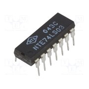 NTE74LS03 IC: digital; NAND; Ch: 4; IN: 2; TTL; THT; DIP14; OUT: open collector njUkQqpxnXo9PnpQNPbYNOJxUeyaQkUXpGttLpPPodQ