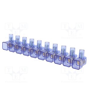 BM 993 Connector: terminal block; 450V; end connector; for cable; blue axYsRM_A6qUVshVwaFLl29LL7WcTXhkV8v2NkE2dM2Q