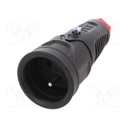 2410-SRW Connector: AC supply; female; socket; 2P+PE; 250VAC; 16A; for cable bUi1iz2qzKkXpigMMxR9nr-r3lRrDwbbbRVLKKpGVXQ