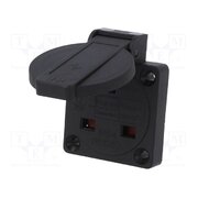 1020-5S Connector: AC supply; socket; 2P+PE; 250VAC; 13A; black; PIN: 3; IP54 KEpUw6VGx9bSysl3md773i373K8x_IpZQ0v2aG6fyII
