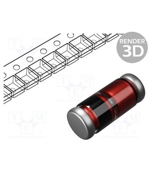 MCL4148_R1_10001 Diode: switching; SMD; 100V; 0.15A; 4ns; MicroMELF; Ufmax: 1V; Ir: 5uA 9LutFPoM1Q0zdy0c5AIPURpQfJaolcih9H9sbTfYNmo