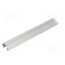 A04023A_1 Profiles for LED modules; silver; L: 1m; 45-ALU; aluminium DrW-1KAe4U8W0KcwcYpQKyCtGZoYbkJajXH0asKr6wU