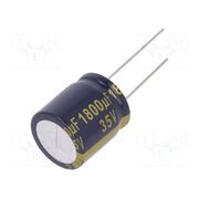 EEUFC1V182S Capacitor: electrolytic; low ESR; THT; 1800uF; 35VDC; Ø18x20mm ON1vn59OnZ0aepU322BVOf4fZkWf0fSW5dk4udhq6Tk