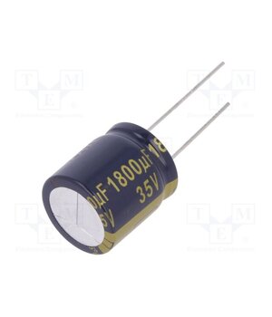 EEUFC1V182S Capacitor: electrolytic; low ESR; THT; 1800uF; 35VDC; Ø18x20mm ON1vn59OnZ0aepU322BVOf4fZkWf0fSW5dk4udhq6Tk