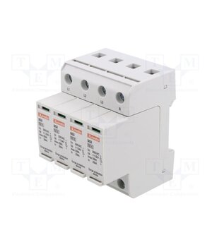 SG24PA300 Surge arrester; Type 2; Poles: 4; 20kA; 240VAC; -40÷85°C; IP20 qz-S_y4aALdUGKbMd-F73Exlcap1jpY_uTPd3KNEFnM