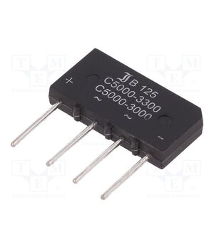 B125C5000A Bridge rectifier: single-phase; Urmax: 250V; If: 5A; Ifsm: 150A KHFr5SLC_P1E0O8vByc32Epz_0K2sXQID3imW599lJY