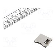 112I-TA01 Connector: for cards; microSD; push-pull; SMT; gold-plated sKvKbeMT5FARgil54qonxCHC37UoQtSjxqROKLCAf3w
