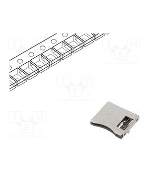 112I-TA01 Connector: for cards; microSD; push-pull; SMT; gold-plated sKvKbeMT5FARgil54qonxCHC37UoQtSjxqROKLCAf3w