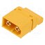 XT60PT-M Connector: DC supply; socket; male; XT60; 30A; 500V; PIN: 2; on PCBs S3GEemGEIQ5ssROtBqy3fBs6ThNVdUDvJ3TB7O9BlEo