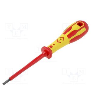 T49144-040 Screwdriver; insulated; slot; 4x0.8mm; Blade length: 100mm; 1kVAC dQref3yGCgTgS1-P-DltljwSntizyQqyfbKsernymsI