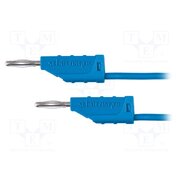 MFK 11 / 0.5 / 10 / BL Test lead; 70VDC; 33VAC; 10A; banana plug 2mm,both sides; blue XEC4AruJpr9UNMsvhTdevaaYu_wxpPuAouFmhLGP828