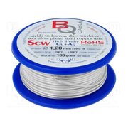 SCW-1.20/100 Silver plated copper wires; 1.2mm; 100g; Cu,silver plated; 9.5m DxpStjYTMv9pLPyhDdbV9LE8xAaquMKGKMXHk2vtpBU