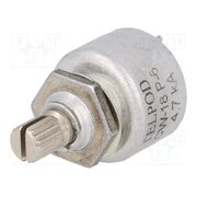 PC-199-4K7-P6 Potentiometer: shaft; single turn; 4.7kΩ; 1W; ±20%; 4mm; linear; THT wLjTupZw70kumPhAOPxduOf4omn8TwK_5ZmcF94c77g