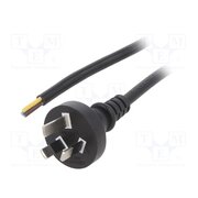 LT-423 3X1.0 BLK 5M END CUT Cable; 3x1mm2; AS/NZS 3112 (I) plug,cables; PVC; 5m; black; 10A 7bHt40FxhJxoIz7YseV2B4NmhdjWcRIN-3l5VDvjjLM