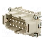 C14610A0100021 Connector: HDC; contact insert; male; 16A; 500V; PIN: 10; 10+PE i7OwoMtHPAEpx7c4x2fck_idiKMoJSlm7RhZ5qnn0Ew