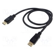 74743 Cable; DisplayPort plug,both sides; PVC; DisplayPort 2.0; Len: 1m 0hMAx68ZqJIfSHXbouDhXf8_5bBZ6-E3dURQeU1BnCo