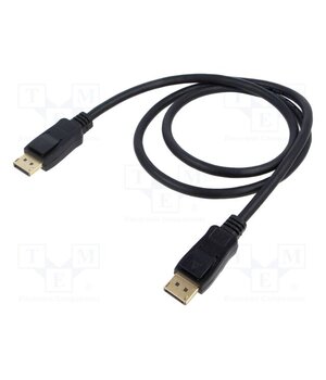 74743 Cable; DisplayPort plug,both sides; PVC; DisplayPort 2.0; Len: 1m 0hMAx68ZqJIfSHXbouDhXf8_5bBZ6-E3dURQeU1BnCo