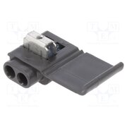 1024480 557F Quick splice; Presslok; for cable; IDC; black; 22AWG÷16AWG; ways: 1 _DtU5m-7Zux6n-gYCCV4FyDAENUSdM1WRjbevakm6Eg