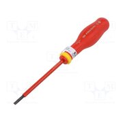 AT4X100VE Screwdriver; insulated; slot; 4x0.8mm; Blade length: 100mm; 1kVAC N1fJpUydCK1r-4v32wwlCIlWLVHk0tCevF-xeMf_JGc