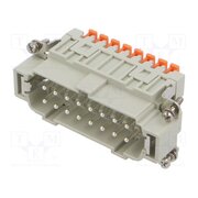 CSHM 16 N Connector: HDC; contact insert; male; CSH; PIN: 16; 16A; 600V; 16+PE 7oa4nZ7CIxP692EQnsYH8NYTaLK9ZCkjrG05KEbrvpc