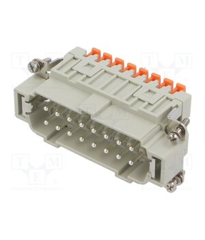 CSHM 16 N Connector: HDC; contact insert; male; CSH; PIN: 16; 16A; 600V; 16+PE 7oa4nZ7CIxP692EQnsYH8NYTaLK9ZCkjrG05KEbrvpc