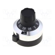 H-516-6A Precise knob; with counting dial; Shaft d: 6.35mm; Ø22.8x25mm A4kBmsqDCVKgCeP-biJXodjbmfIARMJrUe3tfbOZLus