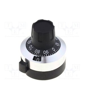 H-516-6A Precise knob; with counting dial; Shaft d: 6.35mm; Ø22.8x25mm A4kBmsqDCVKgCeP-biJXodjbmfIARMJrUe3tfbOZLus