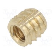 145M4 Threaded insert; brass; M4; BN 37915; L: 5.6mm; for plastic KHnrj5epdkVSyVHe9F5yAy0x0otiJDxKOKXgjMbcdWs