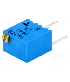 T63YB202KT20 Potentiometer: mounting; multiturn; 2kΩ; 250mW; ±10%; linear; T63YB BRNOv2vukwmfGJoZ5FoCD2GgGjYAkmsDdbs6tX7_nik