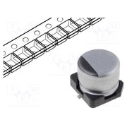 UWT0J151MCL1GS Capacitor: electrolytic; SMD; 150uF; 6.3VDC; Ø6.3x5.8mm; ±20%; UWT we8D3DjuFG-WiWlUtPdeXGNOgIrw6AW3ZYT2fzkbHXQ