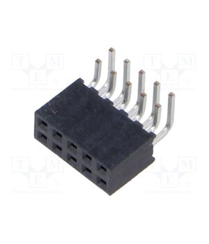 SQT-105-01-F-D-RA Connector: pin strips; socket; female; PIN: 10; angled 90°; THT; 2mm nFo2X3Sm-r1FjvGPTNWbEUBPmmuQuufVAw10W6LSZRA