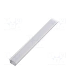 FIX-GLG2-W-1M-SET Profiles for LED modules; white; white; L: 1m; aluminium; recessed bDVv8TXfSazf9lOh86bZjnlplMksVO8FNPw98ZlhXWc