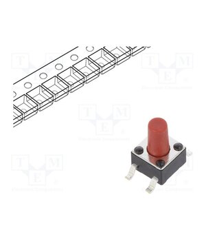 TL3305CF260QG Microswitch TACT; SPST; Pos: 2; 0.05A/12VDC; SMD; none; 1.57N; 7mm 7MZ6Iuv2Wuv0DEJ4ph8A3I1kQPbiUGjEs9fQFP6PQP8