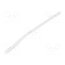 SI-3-WH-100 Insulating tube; silica fiber; white; max.1050°C; Øint: 3mm; SI aEpK9jTPwty1AKGuSK5DkAP5HnZw0nf6-_uFF137LEw