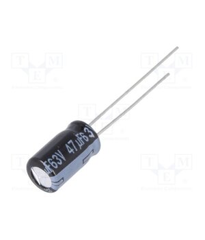 EEUFR1J470 Capacitor: electrolytic; low ESR; THT; 47uF; 63VDC; Ø6.3x11.2mm p_Am_87QZvKsqqqCQrtzmsqcqlHzZOXTFImicwXZhys