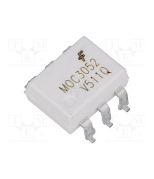 MOC3052SR2VM Optotriac; 5.3kV; Uout: 600V; Gull wing 6 xlHiaesBmyOqrlYgYuDHzEgE1iSa9YN3n91NG89bW5s