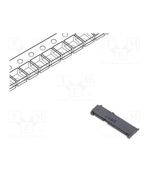 119A-40A00-R02 Connector: PCI Express mini; horizontal; SMT; gold-plated; PIN: 52 rq10UVYC5vkyl0a35DmEvHoBQtRyK_hxSPa9_tNBicU