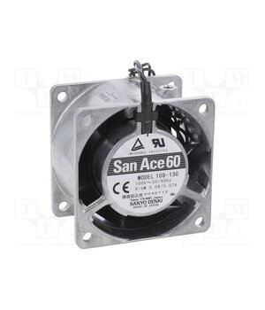 109-130 Fan: AC; axial; 60x60x38mm; 19.8m3/h; 28dBA; ball; 2600rpm; 100VAC 4WafKJ-ejMcOoTn10VW0wOy_XFAanZBgA0_T0Sg7KDo