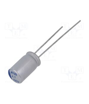 A759EQ475M2AAAE160 Capacitor: polymer; low ESR; 4.7uF; 100VDC; THT; ESR: 160mΩ; A759 WhQh8rp6fTYNsTpiw04D46FPK5VJIyc8YegLKNTxAVg