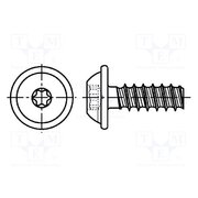 3187110 Screw; for plastic; 2.2x6; Head: button; Torx® PLUS; 6IP; steel BlyqxXh9dJwEcwwe73tFW4qVQ7ZFUCvf0it4H_pqVFM